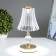 Table lamp sensory "aspira" LED 10W battery gold 12x12x30 cm