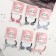 Hair elastic band "Samantha" bow Cell, mix