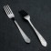 Dining room "Elegy", h = 20 cm, thickness 1.5 mm, silver color