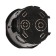 Installation box Tundra, 68x45 mm, IP20, for solid walls, black color