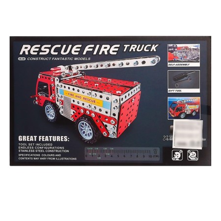 Metal designer "Fire machine", 292 parts-4