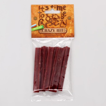 Titbit Crazy Bit brushing meat sticks for small dogs, with a duck, 6 pcs, 50 g