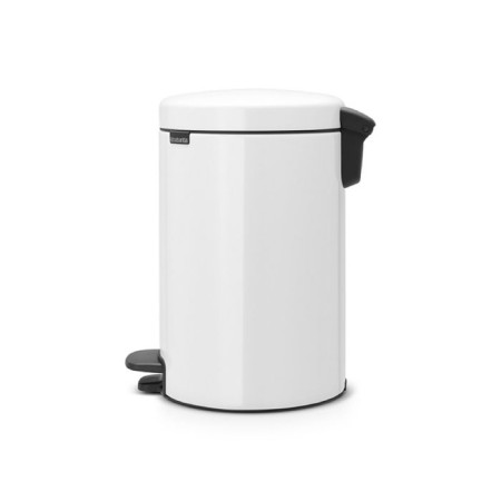 Brabantia Newcon bucket, metal inner bucket, with a pedal, white color, 12 liters-1