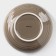 Porcelain deep Magistro "Cerera", 700 ml, d = 18.5 cm, brown color