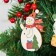 New Year's Suspension "Snowman with gifts", mix