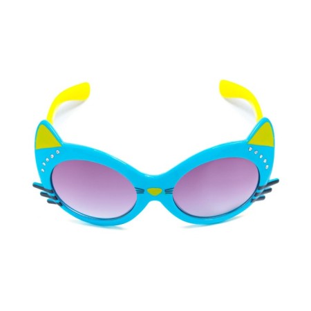 Sunscreen glasses, UV 400, lens 4.5x5.5 cm, width 12.5 cm, pipe 12 cm, mix-2