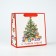 Gift New Year's laminated square “Happy New Year”, Christmas tree 22 x 22 x 11 cm, new year