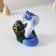 Piggy bank Polystone "Snake with a tub with a tub" MIX 7x6x10 cm