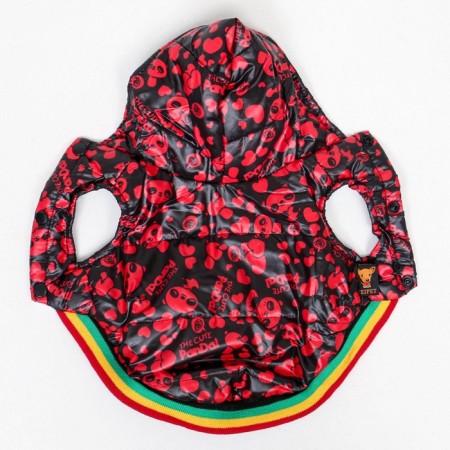 Jacket for dogs "spot", size 2 (DS 23, Osh 26, OG 33 cm), red-9