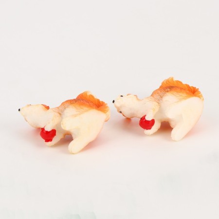 Miniature Puppet "Squirrel with an apple", set 2 pcs., Size 1 pc. - 5 × 4 cm-5