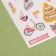 Paper stickers "The long -awaited birthday", 11 x 16 cm