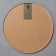 Wall mirror in a round case made of metal, d = 50, white