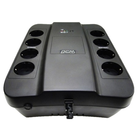 Source of uninterrupted power PowerCom PCM SPD-1000U, 550 W, 1000 VA, black