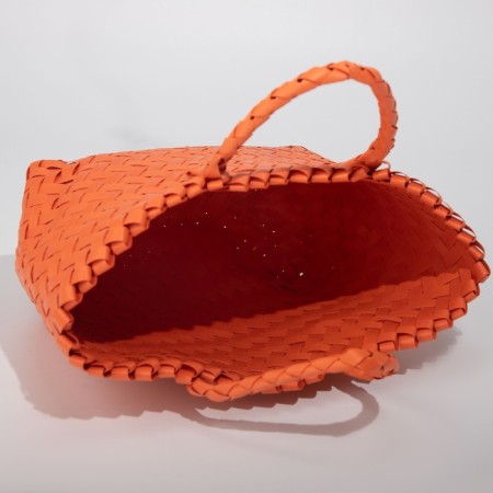 Bag Women's Tout without fasteners, Orange color-4