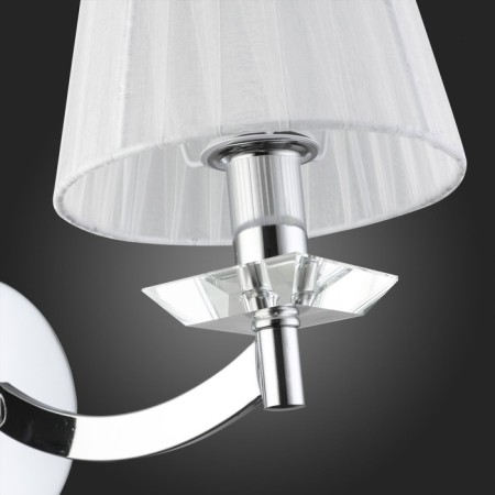 Wall lamp ST LUCE. SL1756.101.01. Bello. 1x40 watts, E14, 16x26 cm, chromium color-7