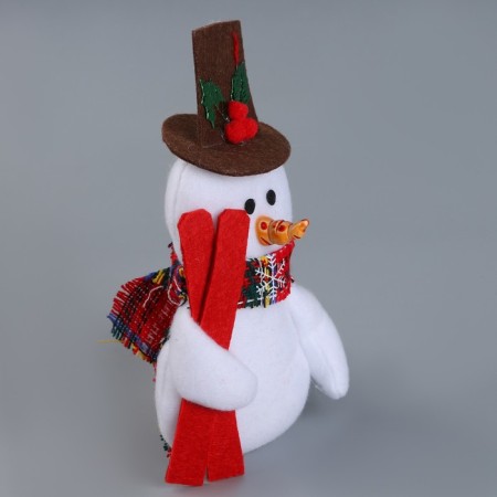 Soft toy "Snowman", 17 cm, species mix-1
