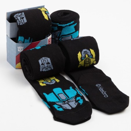 Children's tights "Transformers", height 116-122 cm, black color-6