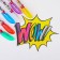 A set of gel pens with sparkles, 6 colors, unicorn, Minnie Mouse