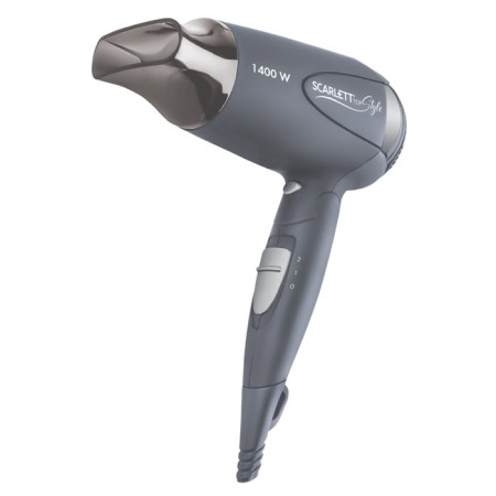 Hairdryer Scarlett SC074, 1400 watts, folding handle, 2 speeds, gray-2
