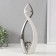 Souvenir Ceramics "Elegant Love" Silver-White 38x13x6 cm