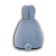 A chair "Bunny" with big ears, size 80x80x90 cm