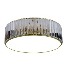 Crystal chandelier Gerhort G21106/5GD+WT+CL, 5x40W, E27, 17x52x52 cm, white color