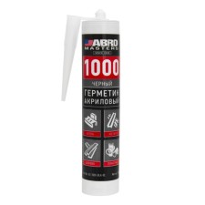 Acrylic sealant 1000 abro, black, 310 ml AS-1000-BLK-RE