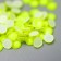 Decor for creativity "Fluorescent rhinestones. Lemon -yellow" set of 144 pcs SS10 - 2.7 mm