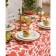 GPEC "Ethel" Red Hearts 149x180cm, 100% cotton, sarzha 190 g/m2