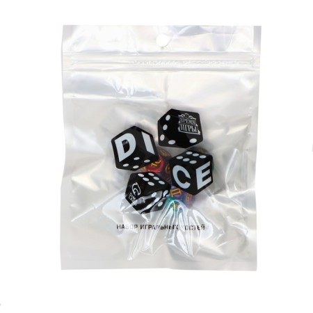 Astrological cubes for fortune telling "Time of game. Starry sky", 3 pcs-1