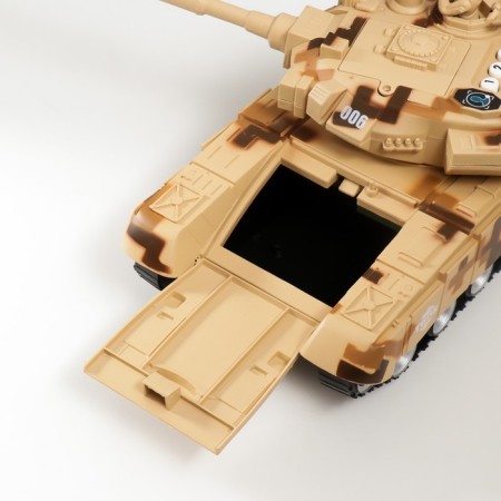 Piggy bank Plastic "Tank" Code lock, sound AA 43x16x16 cm-8