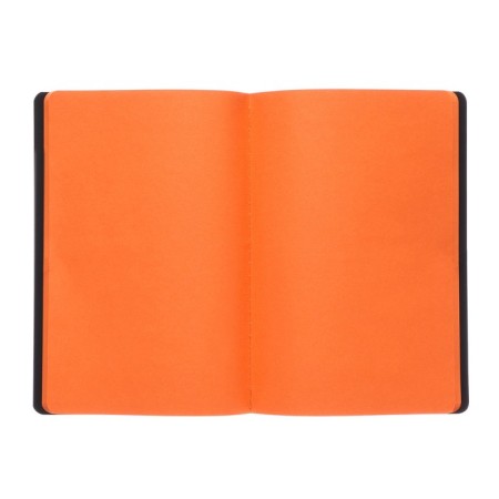 Notepad A5 "Orange", 60 sheets, without Linovka, artificial leather, thermoting, tinted OFSET BLOCK 70g/m2-3