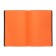 Notepad A5 "Orange", 60 sheets, without Linovka, artificial leather, thermoting, tinted OFSET BLOCK 70g/m2