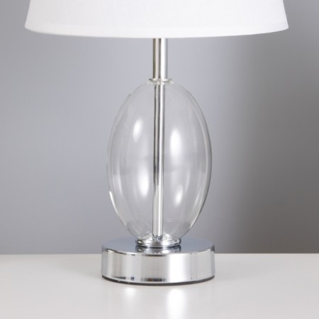Table lamp "Isolda" 1x40W E27 transparent 22.5x22.5x38cm-3