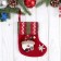 Nosok for gifts "Festive comfort" snowman, 12x15.5 cm, red