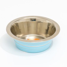 Standard color bowl with strip, 225 ml, blue