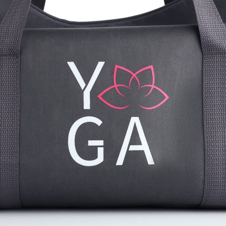 Female sports bag, textura, small size, gray color-9