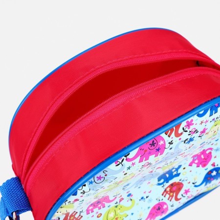 Bag's bag with lightning, blue/red color-2