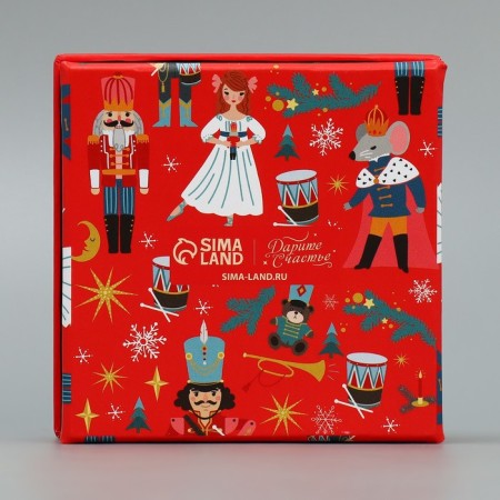 A set of New Year's gift boxes 10 in 1 "Nutcracker", 10 x 10 x 6 - 28 x 28 x 15 cm, New Year-25