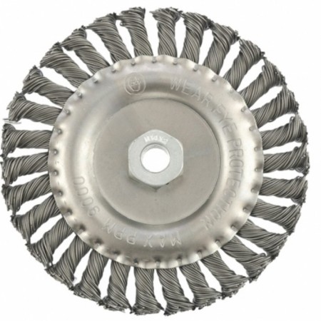 Matrix Ushm brush, d = 150 mm, M14, flat, twisted wire 0.8 mm