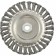 Matrix Ushm brush, d = 150 mm, M14, flat, twisted wire 0.8 mm