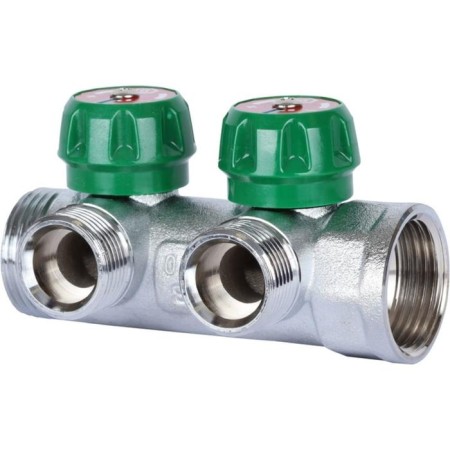 Collector regulator Stout SMB-6850-011202, 1 ", 2 exits, 3/4", flat seal