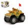 The rocket launcher car, works on batteries, lighting effects, mixtures