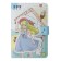 Gift notebook, A6, 112 sheets, color block, with a curly knife, PVC cover, "anime", mix