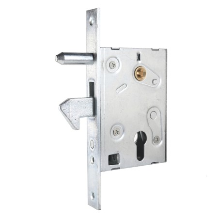 Soldering lock for sliding gates, Bulat ZV 4-1K.60.72.25.04, under c/m, chrome