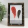 Photo frame plastic 10x15 cm "Black marble with a gold frame" 12x17 cm