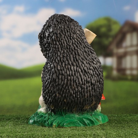 Garden figure "Hedgehog with a shovel" 33cm-2