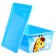 A box for toys, with a lid, a “cheerful zoo”, a volume of 30 l, the color of the blue