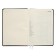 Leduced Diary A5, 160 sheets, Devente. Be happy!, Firm cover of artificial leather with foam rubber, cream block 70 g/m2, black