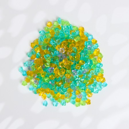 Lighting decor "pebbles" mix, 100g / 1cm-4